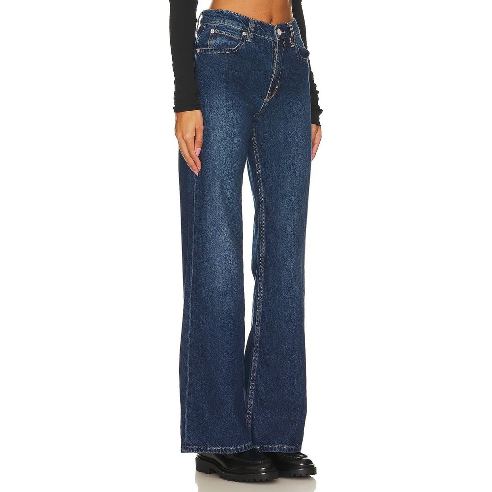 New We The Free x Revolve Carpenter Jeans 27 Utility Bootcut Straight Dark Blue